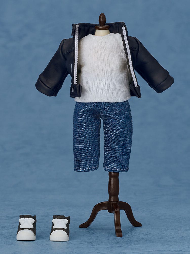 Nendoroid Doll Zubehör-Set Actionfiguren Outfit Set: Leather Jacket (Black) - Smalltinytoystore