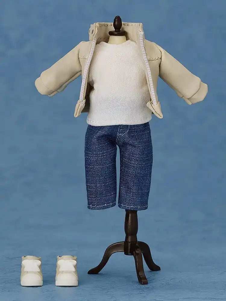 Nendoroid Doll Zubehör-Set Actionfiguren Outfit Set: Leather Jacket (Ivory) - Smalltinytoystore