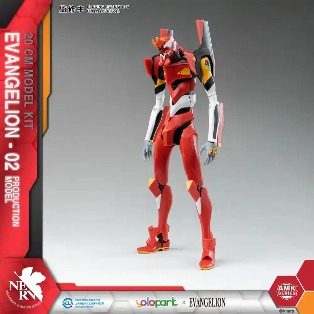Neon Genesis Evangelion AMK Series Plastic Model Kit Eva-02 20 cm - Smalltinytoystore