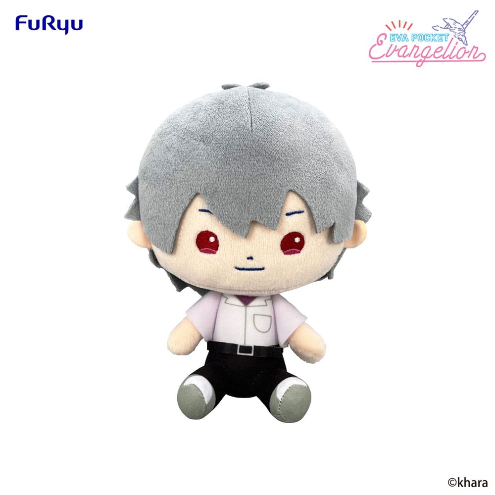 Neon Genesis Evangelion Eva Pocket Plüschfigur Kaworu 17 cm - Smalltinytoystore