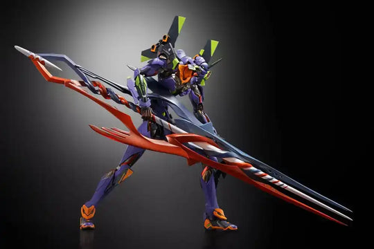 Neon Genesis Evangelion Metal Build Diecast Actionfigur Eva Test Type-01 30th with the Spear of Gaius 22 cm - Smalltinytoystore