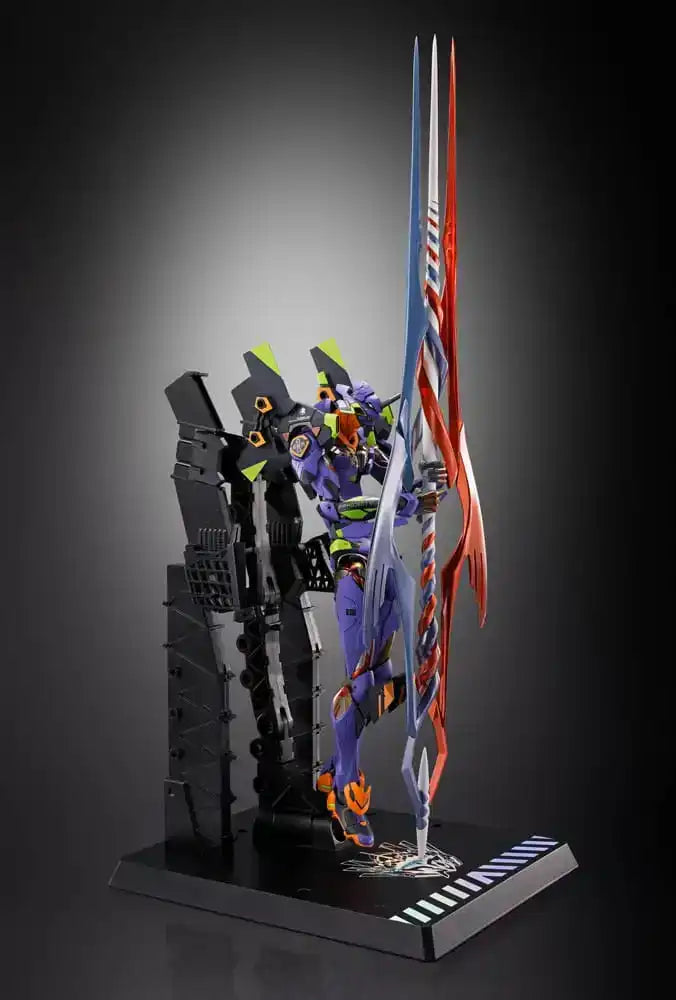 Neon Genesis Evangelion Metal Build Diecast Actionfigur Eva Test Type-01 30th with the Spear of Gaius 22 cm - Smalltinytoystore