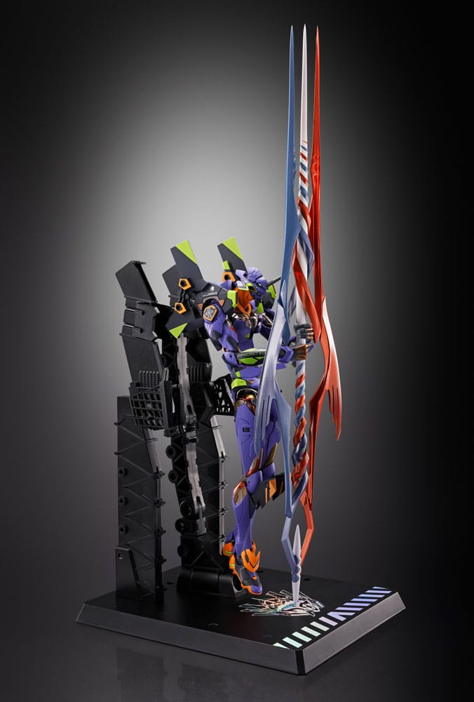 Neon Genesis Evangelion Metal Build Diecast Actionfigur Eva Test Type-01 30th with the Spear of Gaius 22 cm - Smalltinytoystore