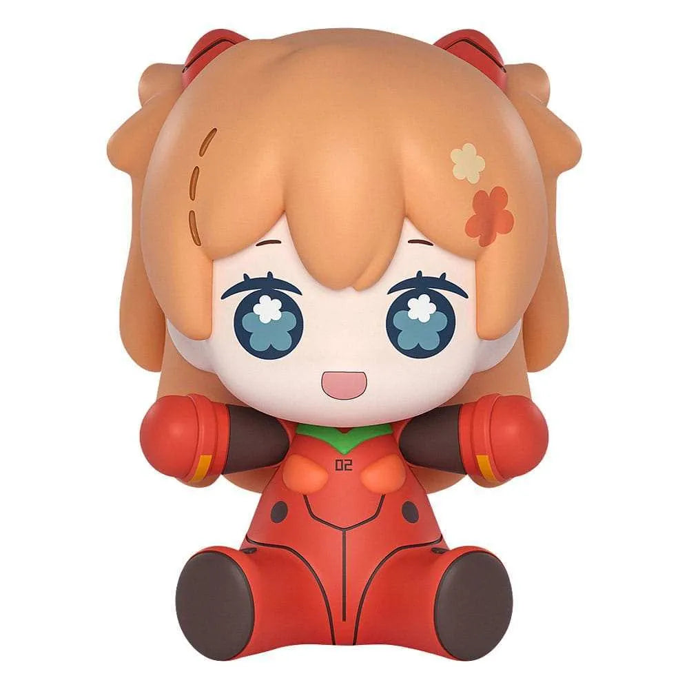 Neon Genesis Evangelion: Rebuild of Evangelion Huggy Good Smile Chibi Figur Asuka Shikinami Langley: Plugsuit Ver. 7 cm - Smalltinytoystore