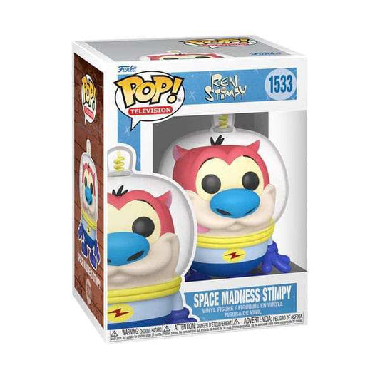 Nick Rewind POP! TV Vinyl Figur Stimpy(Space Suit) 9 cm - Smalltinytoystore