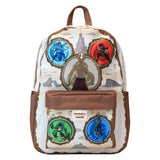 Nickelodeon by Loungefly Full-Size Nylon Rucksack Avatar: The Last Airbender Bending Arts - Smalltinytoystore