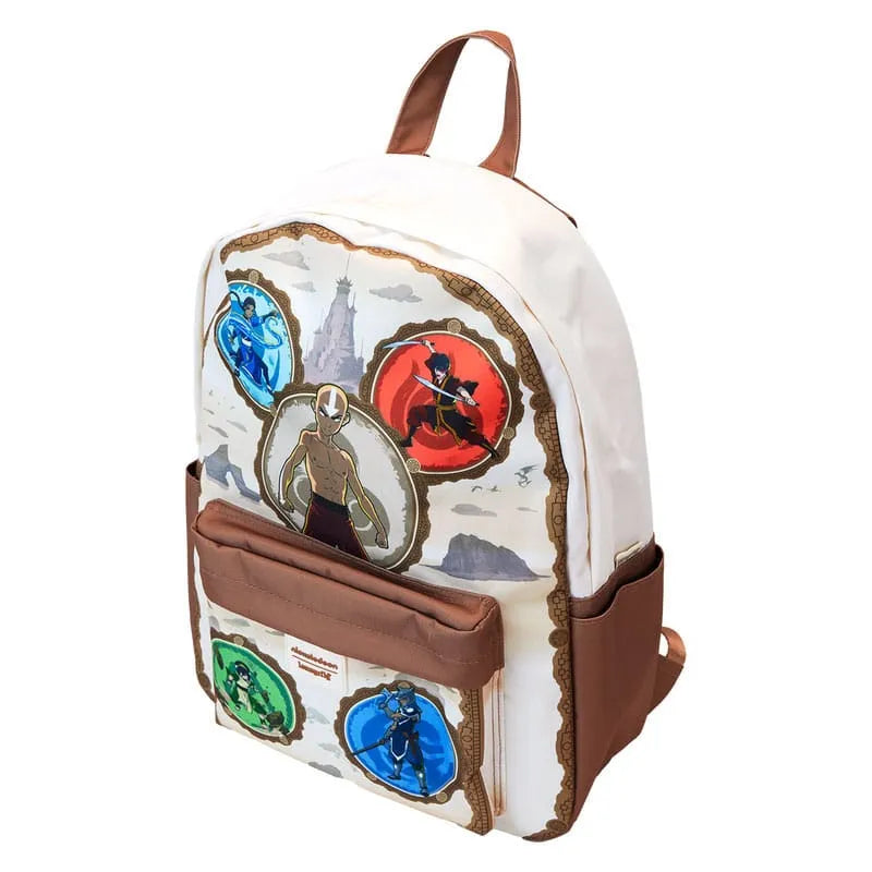 Nickelodeon by Loungefly Full-Size Nylon Rucksack Avatar: The Last Airbender Bending Arts - Smalltinytoystore