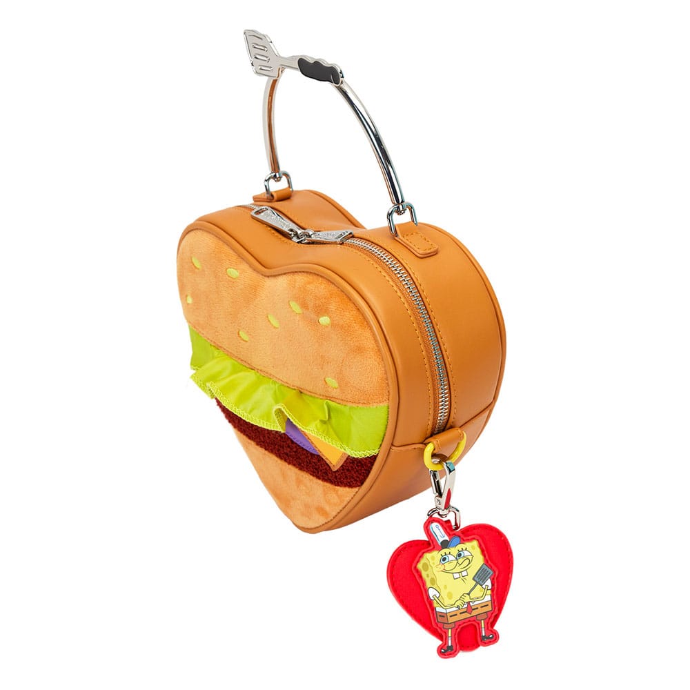 Nickelodeon by Loungefly Umhängetasche Spongebob Krabby Patty Plush - Smalltinytoystore