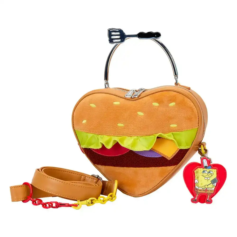 Nickelodeon by Loungefly Umhängetasche Spongebob Krabby Patty Plush - Smalltinytoystore