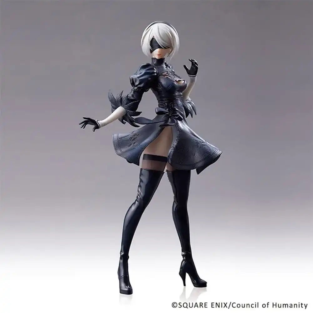 NieR:Automata PVC Statue 2B (YoRHa No.2 Type B) Ver. 1.1a 30 cm - Smalltinytoystore