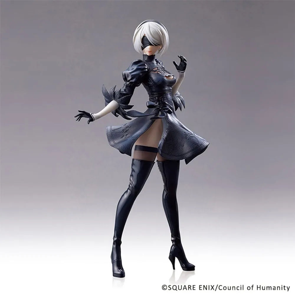 NieR:Automata PVC Statue 2B (YoRHa No.2 Type B) Ver. 1.1a 30 cm - Smalltinytoystore