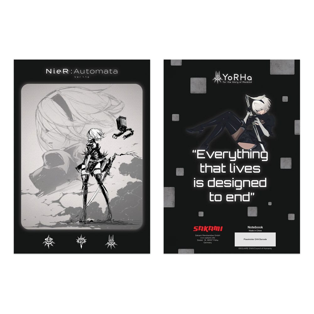 NieR: Automata Ver1.1a Notizbuch - Smalltinytoystore