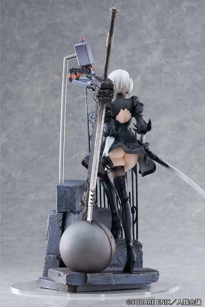 NieR:Automata Ver1.1a PVC Statue 1/7 YoRHa No. 2 Type B Search 31 cm - Smalltinytoystore