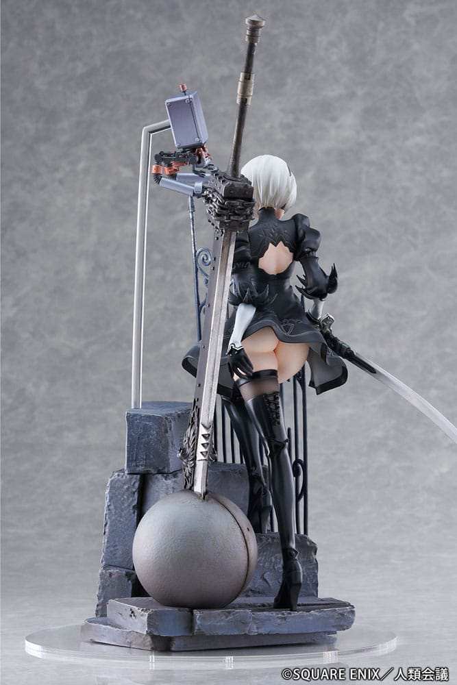 NieR:Automata Ver1.1a PVC Statue 1/7 YoRHa No. 2 Type B Search 31 cm - Smalltinytoystore