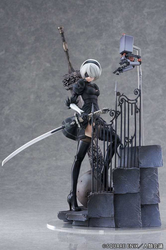 NieR:Automata Ver1.1a PVC Statue 1/7 YoRHa No. 2 Type B Search 31 cm - Smalltinytoystore