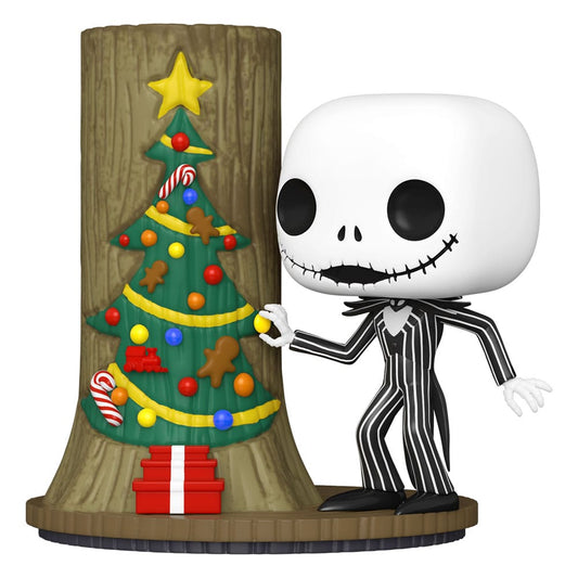 Nightmare before Christmas 30th POP! Deluxe Vinyl Figur Jack w/C.Town Door 9 cm - Smalltinytoystore