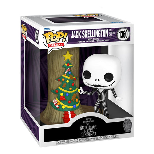 Nightmare before Christmas 30th POP! Deluxe Vinyl Figur Jack w/C.Town Door 9 cm - Smalltinytoystore
