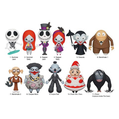Nightmare before Christmas 3D PVC-Taschenanhänger Series 7 Display (24) - Smalltinytoystore