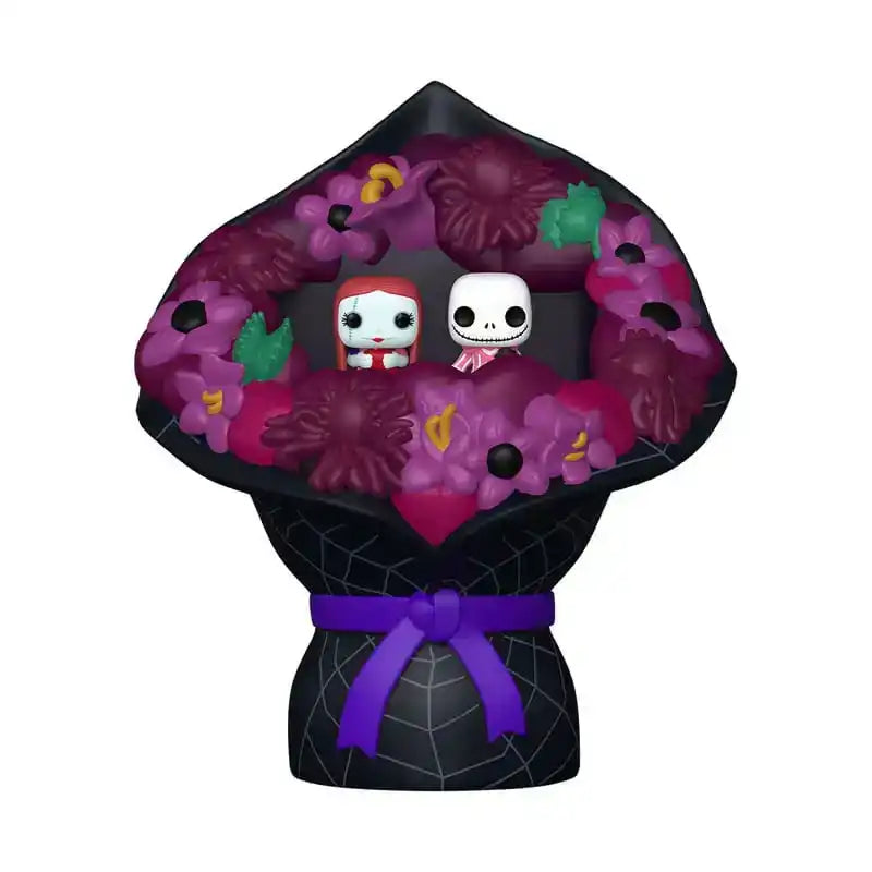 Nightmare Before Christmas Bitty POP! Bouquet Vinyl Figuren Sally & Jack Skellington (Valentine) 4 cm