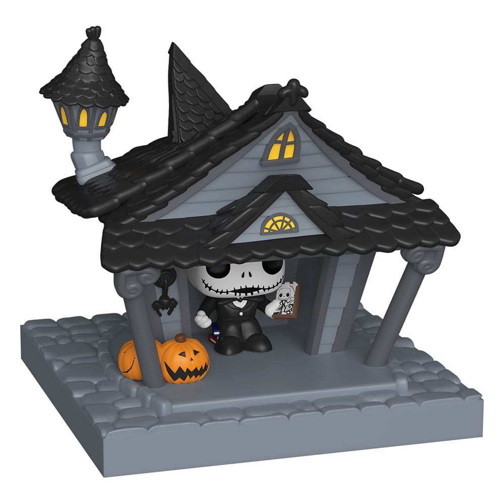 Nightmare before Christmas Bitty POP! Town Vinyl Figur Jack at Home - Smalltinytoystore
