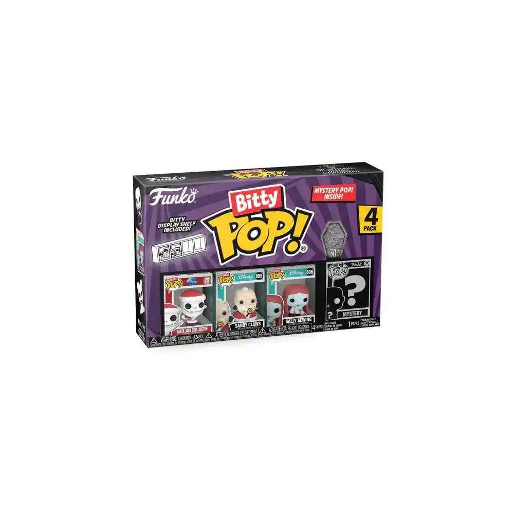 Nightmare Before Christmas Bitty POP! Vinyl Figuren 4er-Pack Santa Jack 2,5 cm