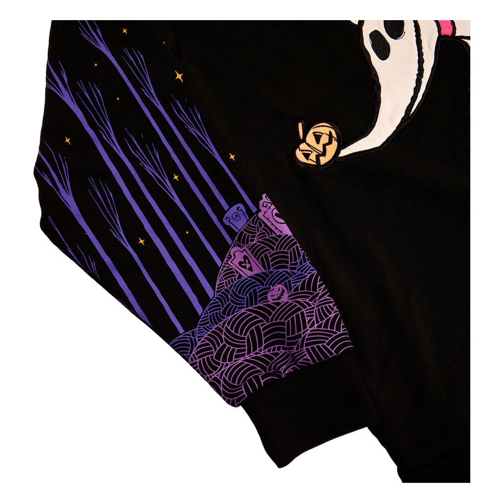 Nightmare Before Christmas by Loungefly Kapuzenpullover Zero Hearts Größe XL - Smalltinytoystore
