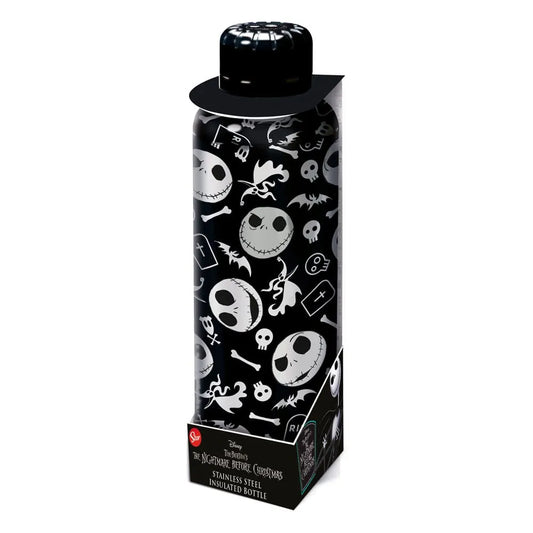 Nightmare before Christmas Edelstahl-Trinkflasche Logo - Smalltinytoystore