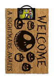 Nightmare before Christmas Fußmatte A Nightmare Awaits 40 x 60 cm - Smalltinytoystore