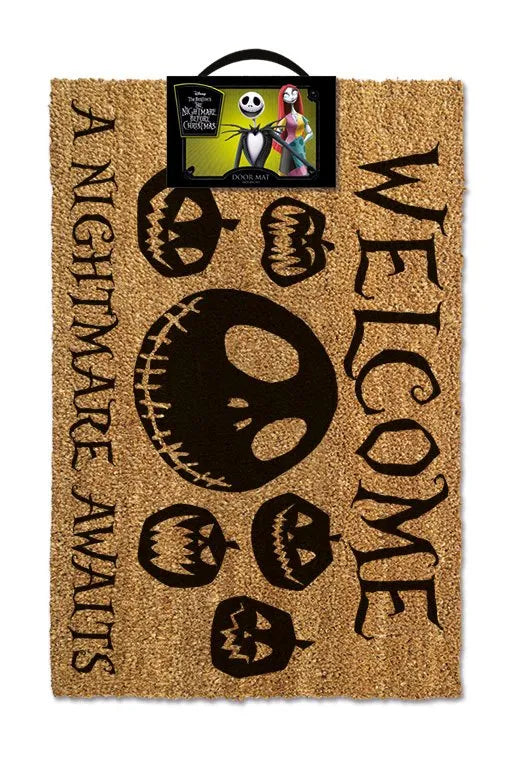 Nightmare before Christmas Fußmatte A Nightmare Awaits 40 x 60 cm - Smalltinytoystore