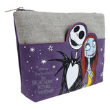 Nightmare Before Christmas Kosmetiktasche Jack & Sally Purple - Smalltinytoystore