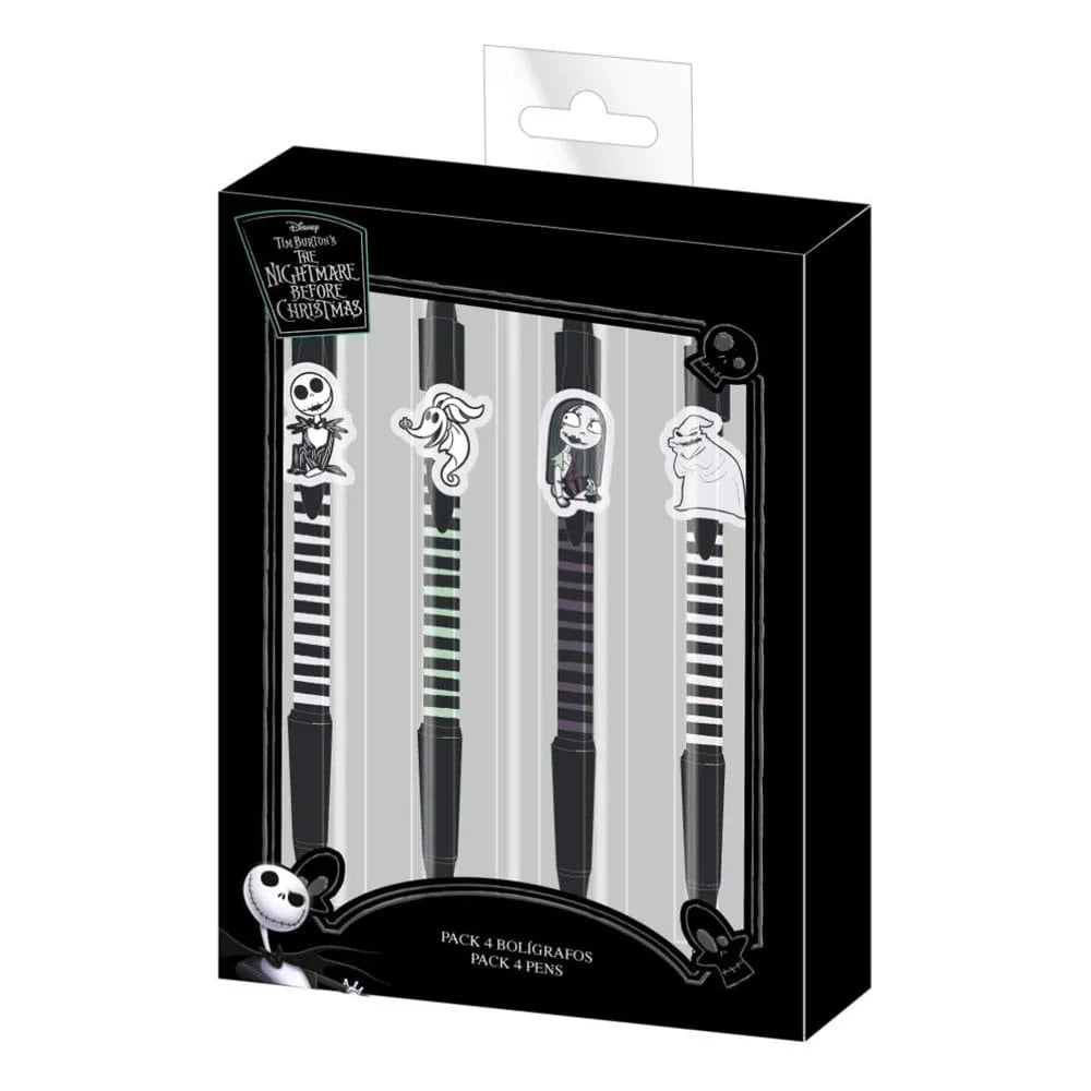 Nightmare before Christmas Kugelschreiber 4er-Pack Charakter - Smalltinytoystore