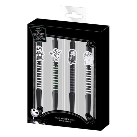 Nightmare before Christmas Kugelschreiber 4er-Pack Charakter - Smalltinytoystore