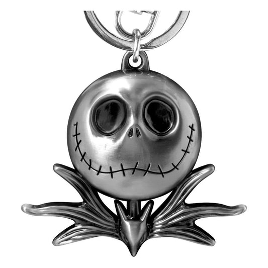 Nightmare before Christmas Metall-Schlüsselanhänger Jack Head - Smalltinytoystore