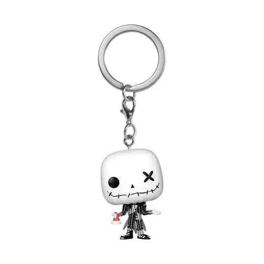 Nightmare before Christmas POP! Vinyl Schlüsselanhänger 4 cm Patchwork - Jack Display (12) - Smalltinytoystore