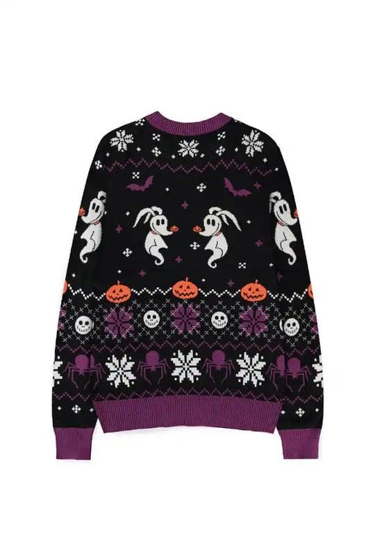 Nightmare Before Christmas Pullover Glow in the Dark (Christmas Jumper) Größe L - Smalltinytoystore