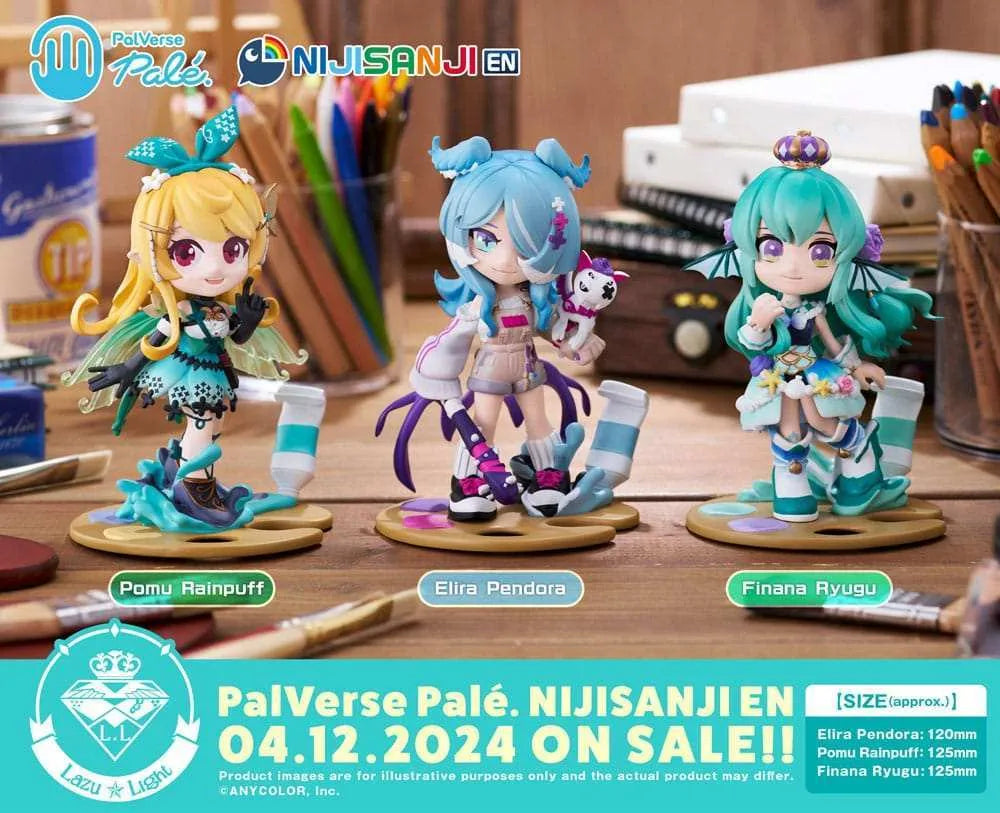 Nijisanji PalVerse PVC Statue Finana Ryugu 12 cm - Smalltinytoystore