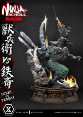 Ninja Scroll Ultimate Premium Masterline Series Statue 1/4 Jubei Versus Tessai 101 cm - Smalltinytoystore