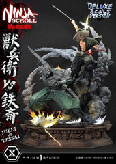 Ninja Scroll Ultimate Premium Masterline Series Statue 1/4 Jubei Versus Tessai Deluxe Bonus Version 101 cm - Smalltinytoystore