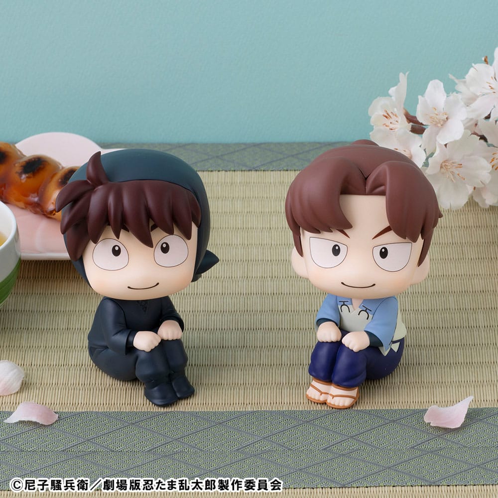 Nintama Rantaro Look Up PVC Statue Hansuke Doi & Rikichi Yamada Set (with gift) 11 cm - Smalltinytoystore