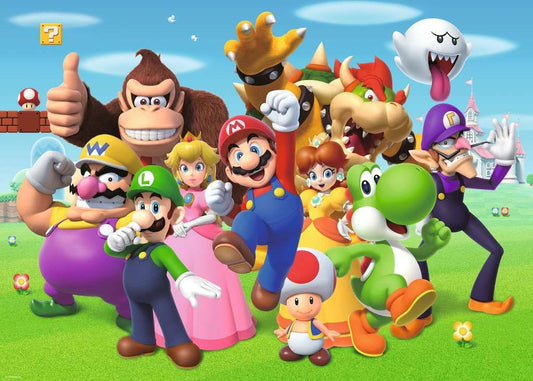Nintendo Challenge Puzzle Super Mario (1000 Teile) - Smalltinytoystore