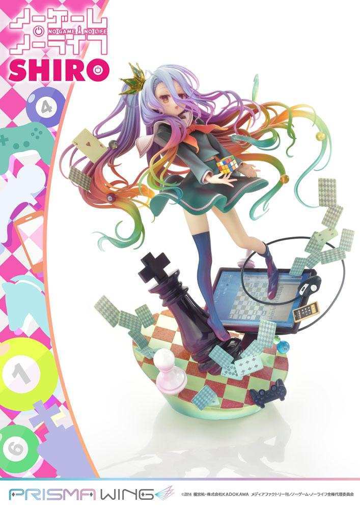 No Game No Life Prisma Wing PVC Statue 1/7 Shiro 27 cm - Smalltinytoystore