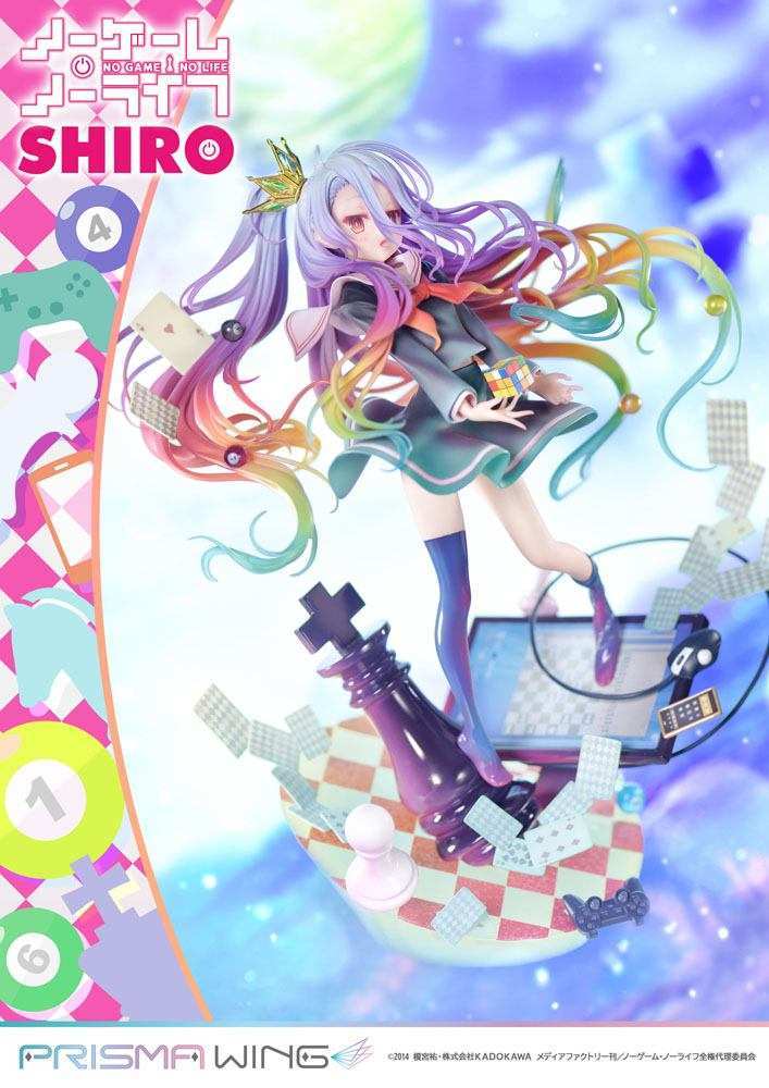 No Game No Life Prisma Wing PVC Statue 1/7 Shiro 27 cm - Smalltinytoystore