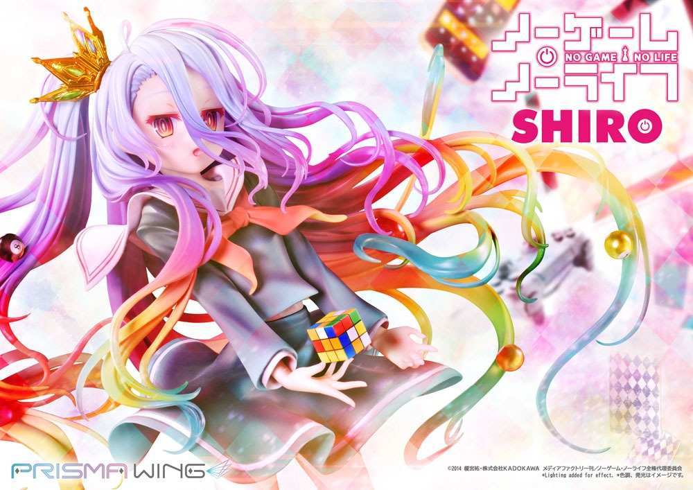 No Game No Life Prisma Wing PVC Statue 1/7 Shiro 27 cm - Smalltinytoystore