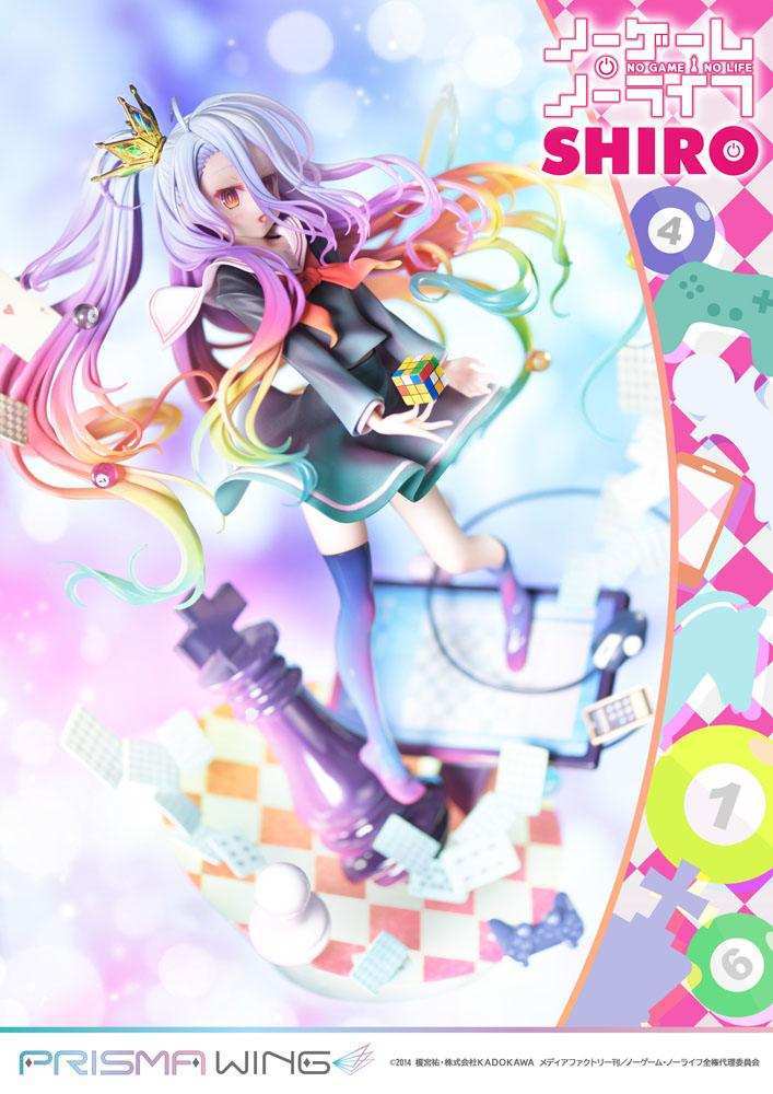 No Game No Life Prisma Wing PVC Statue 1/7 Shiro 27 cm - Smalltinytoystore