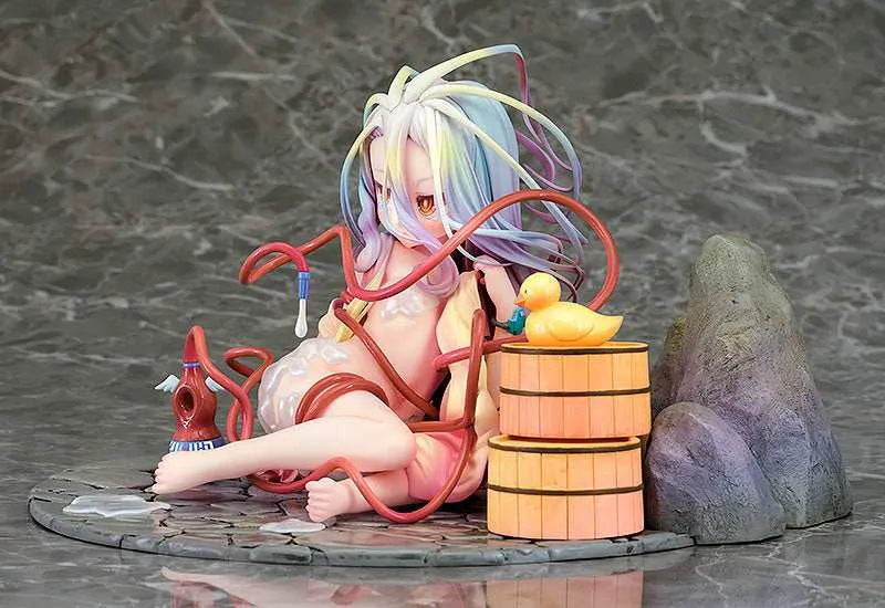 No Game No Life PVC Statue 1/7 Shiro: Hot Spring Ver. 11 cm - Smalltinytoystore