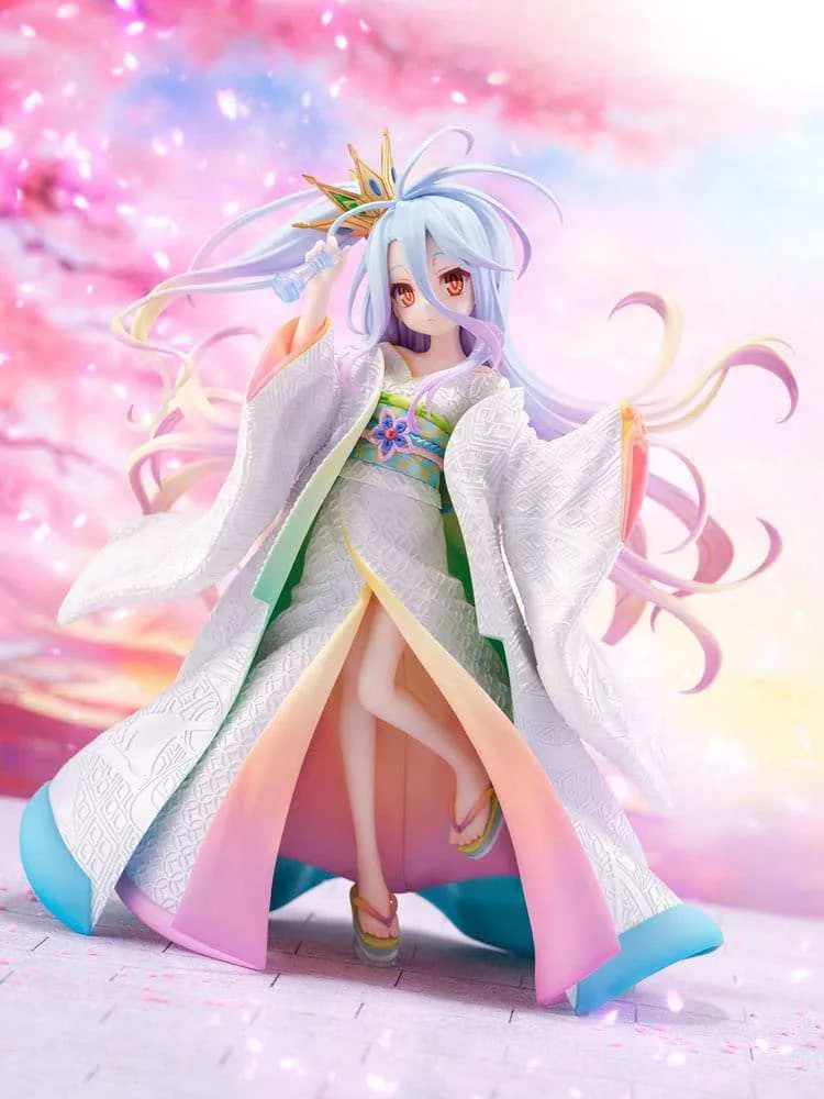 No Game no Life PVC Statue 1/7 Shiro -Shiromuku- 23 cm - Smalltinytoystore