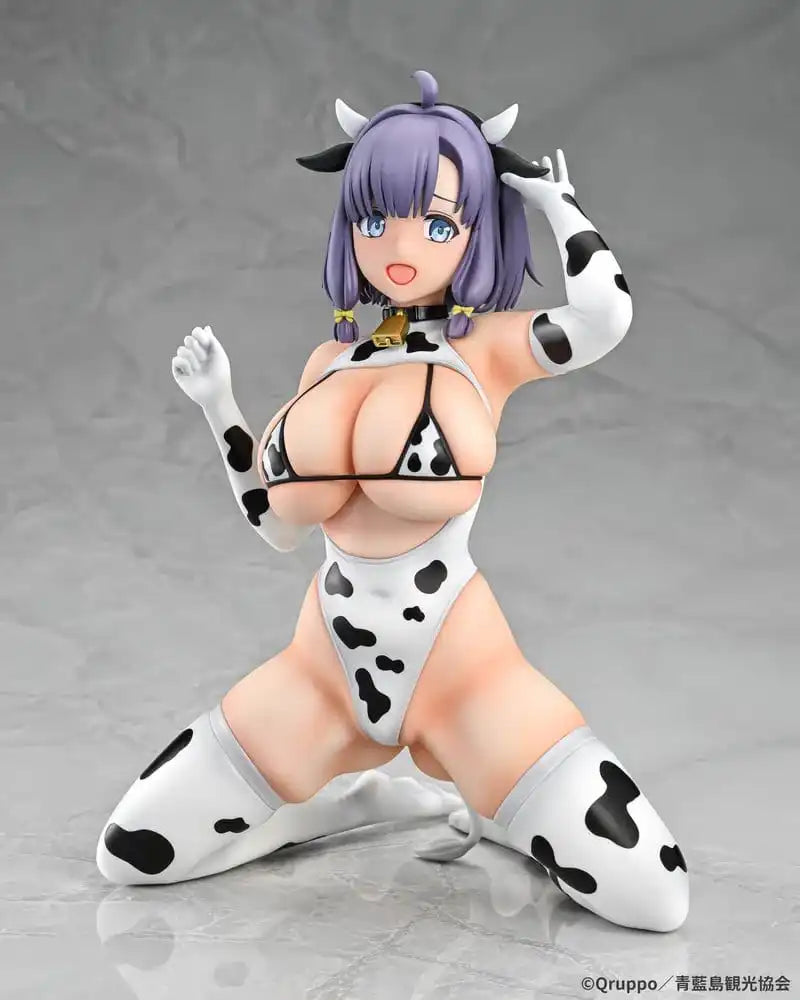 Nukitashi The Animation PVC Statue 1/5 Misaki Hotori Cow print costume 22 cm