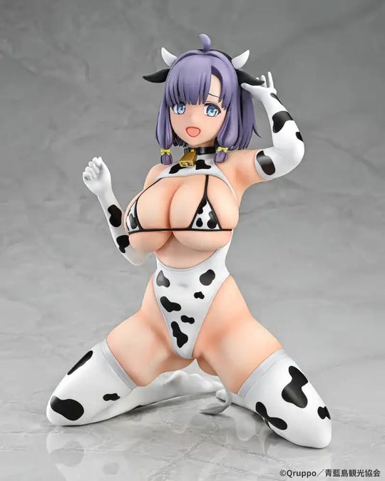 Nukitashi The Animation PVC Statue 1/5 Misaki Hotori Cow print costume 22 cm