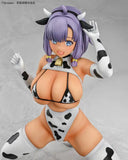 Nukitashi The Animation PVC Statue 1/5 Misaki Hotori Cow print costume Tanned Ver. 22 cm