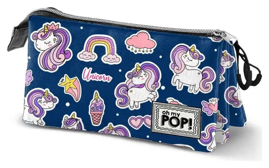 Oh My Pop! Triple Federmäppchen Magical Multicolour